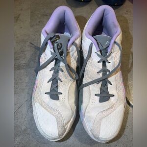 SIGNED JT’s Jordans, game day shoes from Nimari Burnett university of Michigan.